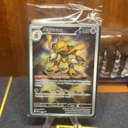 Pokemon TCG Mega Evolution Alakazam #009 Black Star Promo Sealed - Image 1
