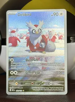 Delibird Pokemon TCG Mega Evolutions 152/132 Illustration Rare (MINT) - Image 2