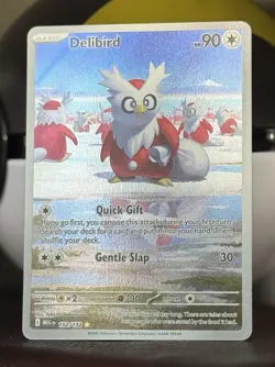Delibird Pokemon TCG Mega Evolutions 152/132 Illustration Rare (MINT) - Image 5