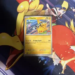 Pokemon-Pikachu/Mew-World Championships 2024-Black Star Promo-SVP190-SEALED!! - Image 1