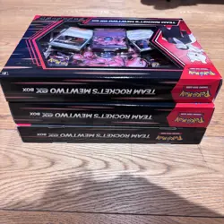 Pokemon TCG Team Rocket Mewtwo EX Box Set New & Factory Sealed x3 - Image 3
