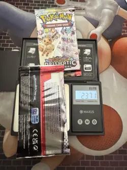 Heavy Pokemon Prismatic Evolution Pack 23.71G And 23.78G!! Possible God Pack !U! - Image 2