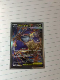 Pokemon TCG Mega Evolution Mega Latias Ex English Ultra Rare 181/132 - Image 1