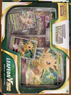 Pokemon TCG Leafeon V Star Special Collection Box New Sealed - Image 1