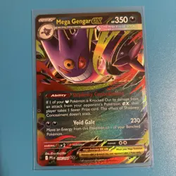 Mega Gengar EX Phantasmal Flames 056/094 Pokemon TCG Double Rare Mega Evolution - Image 1