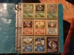 pokemon binder collection 160+ vintage holos and mixed set - Image 1