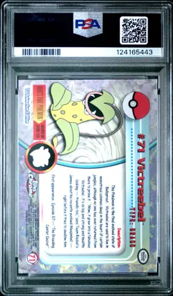 2000 TOPPS CHROME POKEMON T.V. #71 VICTREEBEL PSA 10 - Image 2
