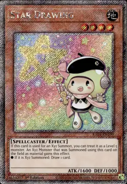 Star Drawing - Platinum Secret Rare 1st Edition RA04-EN199 - NM - YuGiOh - Image 1