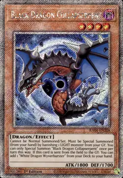 Black Dragon Collapserpent - Platinum Secret Rare 1st RA04-EN204 - NM - YuGiOh - Image 1