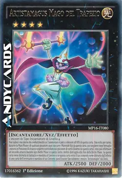 Artistamagus Mago del Trapezio ☻ Rara ☻ MP16 IT080 ☻ YUGIOH ANDYCARDS - Image 1