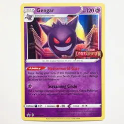 Gengar SWSH241 Lost Origin Stamped Promo Holo Pokemon Card! Near Mint - Image 1
