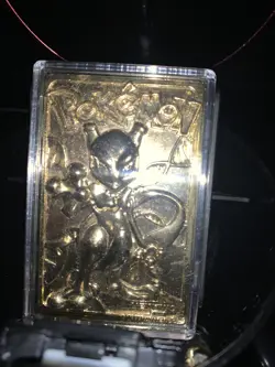 Pokemon Special Edition 23 Karat Gold Plated Trading Card Mewtwo Nintendo - Image 2