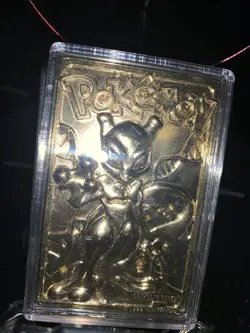 Pokemon Special Edition 23 Karat Gold Plated Trading Card Mewtwo Nintendo - Image 3