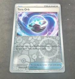 Pokemon Surging Sparks Tera Orb Reverse Holo Trainer Card 189/191 NM - Image 1