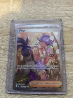 Pokemon TCG Tulip Card 259/182 Paradox Rift Sir Trainer NM Condition - Image 1