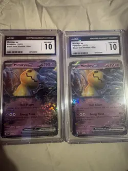 Pokemon TCG Mimikyu EX 004 S&V Black Star Promo Card Graded CGC 10 Gem Mint - Image 1