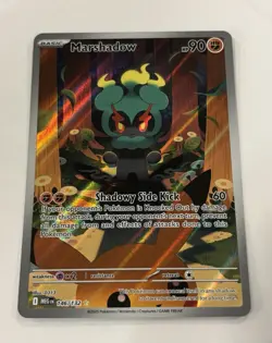 Marshadow IR 146/132 Pokemon Card Mega Evolution Set NM Condition Rare TCG - Image 3