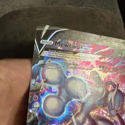 Mewtwo V Union Card SWSH161 Black Star Promo Pokemon Jumbo LP - Image 2