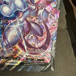 Mewtwo V Union Card SWSH161 Black Star Promo Pokemon Jumbo LP - Image 5