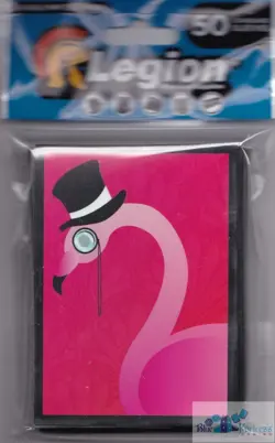 50 LEGION SUPPLIES MAT PINK FLAMINGO DECK PROTECTOR CARD SLEEVES FOR MTG POKEMON - Image 1