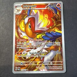 INFERNAPE 173/167 holo FA SV: Twilight Masquerade Pokemon TCG card - Image 2