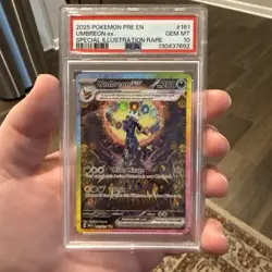 Pokemon TCG Prismatic Evolutions Umbreon EX Card 161/131 Sir PSA 10 Gem Mint - Image 3