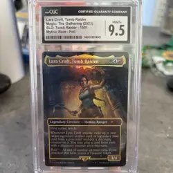 CGC 9.5 MTG Lara Croft, Tomb Raider (1501/1455) Secret Lair Drop Series - Image 1
