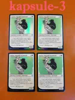 4x Halsin, Emerald Archdruid | FOIL Showcase | Battle for Baldur's Gate | MTG - Image 1