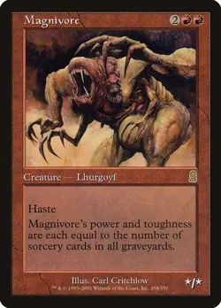 MTG Odyssey --- MAGNIVORE --- RARE! NM! Magic the Gathering! - Image 1