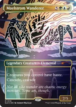 MTG FOIL Maelstrom Wanderer Secret Lair Borderless - Secret Lair #1319 - Image 1