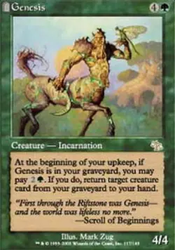 MTG Genesis, Judgment, Heavily Played, English - Image 1