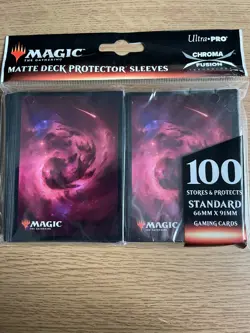 MTG Magic The Gathering 100 Matte Deck Protector Sleeves - Mountain (NEW/SEALED) - Image 2