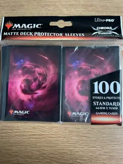 MTG Magic The Gathering 100 Matte Deck Protector Sleeves - Mountain (NEW/SEALED) - Image 4