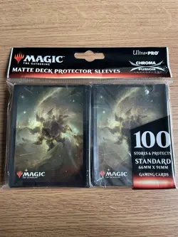 MTG Magic The Gathering 100 Matte Deck Protector Sleeves - Plains (NEW/SEALED) - Image 1