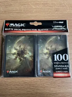MTG Magic The Gathering 100 Matte Deck Protector Sleeves - Plains (NEW/SEALED) - Image 3