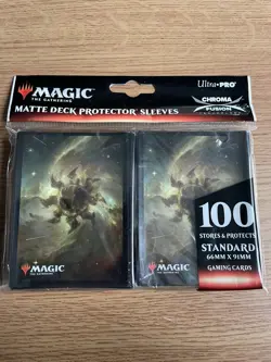 MTG Magic The Gathering 100 Matte Deck Protector Sleeves - Plains (NEW/SEALED) - Image 5
