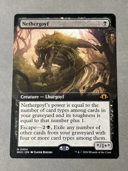 Nethergoyf (Extended Art) - MTG - Modern Horizons 3 - #454 - NM - Image 1