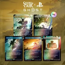 PRESALE - MTG Secret Lair | PlayStation FOIL Ghost of Tsushima - Image 1