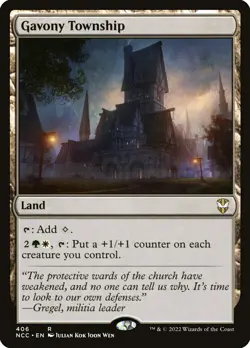 MTG Gavony Township (406/519) Streets of New Capenna Commander LP - Image 1