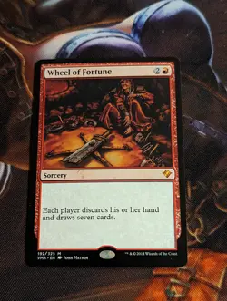 MTG Sticker EDH CEDH Wheel of Fortune - Image 1