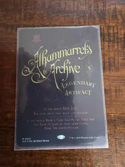 SLC Alhammarret's Archive #27 FOIL Borderless Secret Lair Encyclopedia Countdown - Image 1