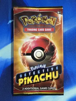 Pokemon TCG Detective Pikachu 2 Card Booster Pack Sealed Lot X6 Sun & Moon Promo - Image 2