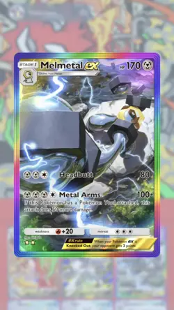 Pokemon TCG Pocket Melmetal Rainbow Ex ?? (ANY Language) - Trade - Image 1