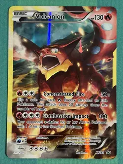 Pokemon Card - Volcanion - Full Art Holo Promo (XY185) Mythical Collection NM - Image 1
