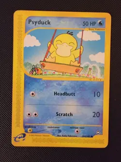 Psyduck 104/147 Aquapolis Pokemon TCG Non Holo NM - Image 1