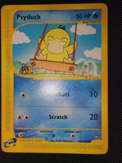 Psyduck 104/147 Aquapolis Pokemon TCG Non Holo NM - Image 2