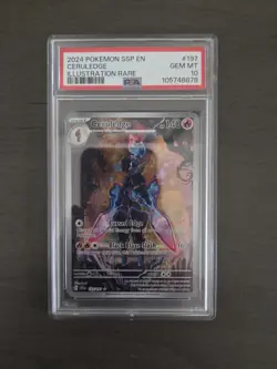 Ceruledge Sir Holo Rare Pokemon Surging Sparks Illustration 197/191 PSA 10 - Image 1