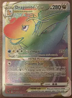 Dragonite VSTAR (Secret) 081/078 Pokemon GO Holo - Image 2