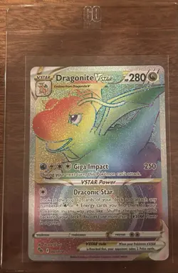 Dragonite VSTAR (Secret) 081/078 Pokemon GO Holo - Image 4
