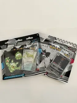 Pokemon Black Bolt White Flare Lot: Binders, Bundles, Poster, Stickers & Victini - Image 5